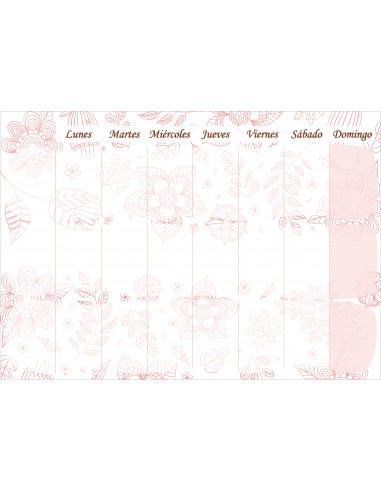 Calendario Flores