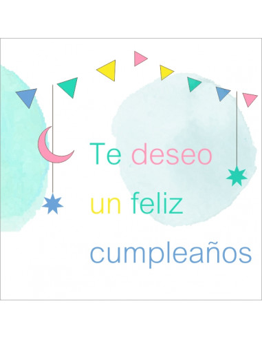 Sticker para cumpleaños