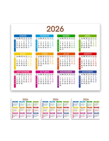 Calendario 2026 Nevera con Imán |...